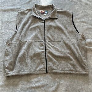 Gray Fleece Vest